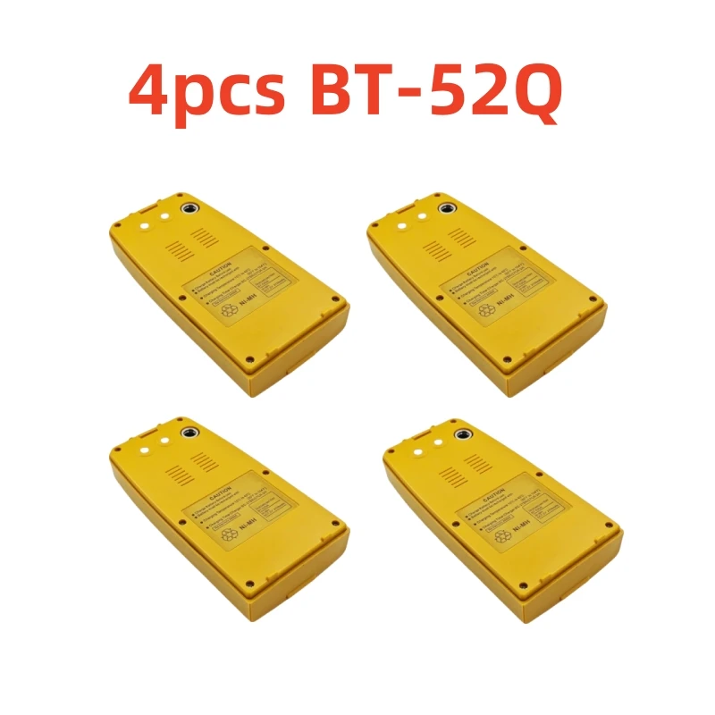 4pcs 3 PIN BT-52QA Rechargeable Battery for Topcon GTS-330/3000 GPT -3000 3100 3200 Series Total Surveying Stations Instruments