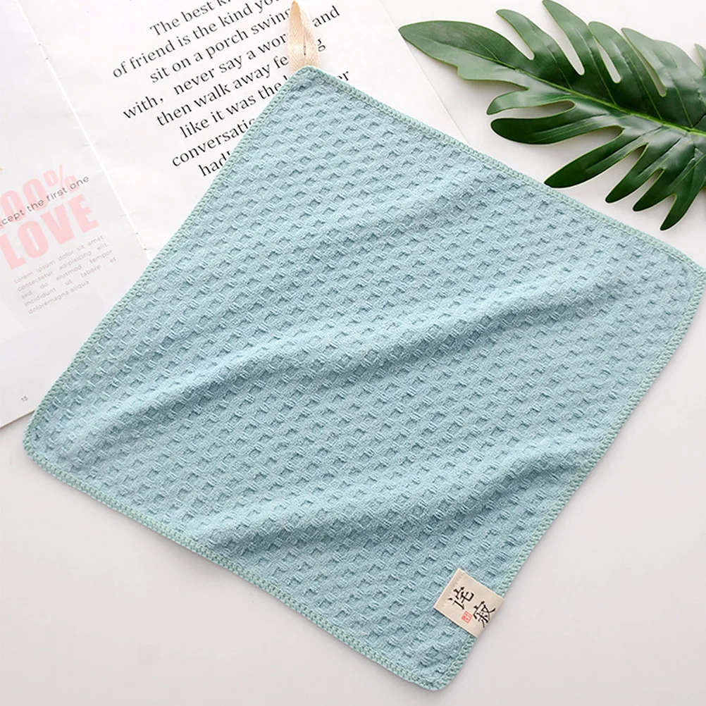 

4Pcs Quick-Drying Absorbent Washcloths Superfine Soft Square Towels for Face Body Shower Portable Lightweight Comfortable