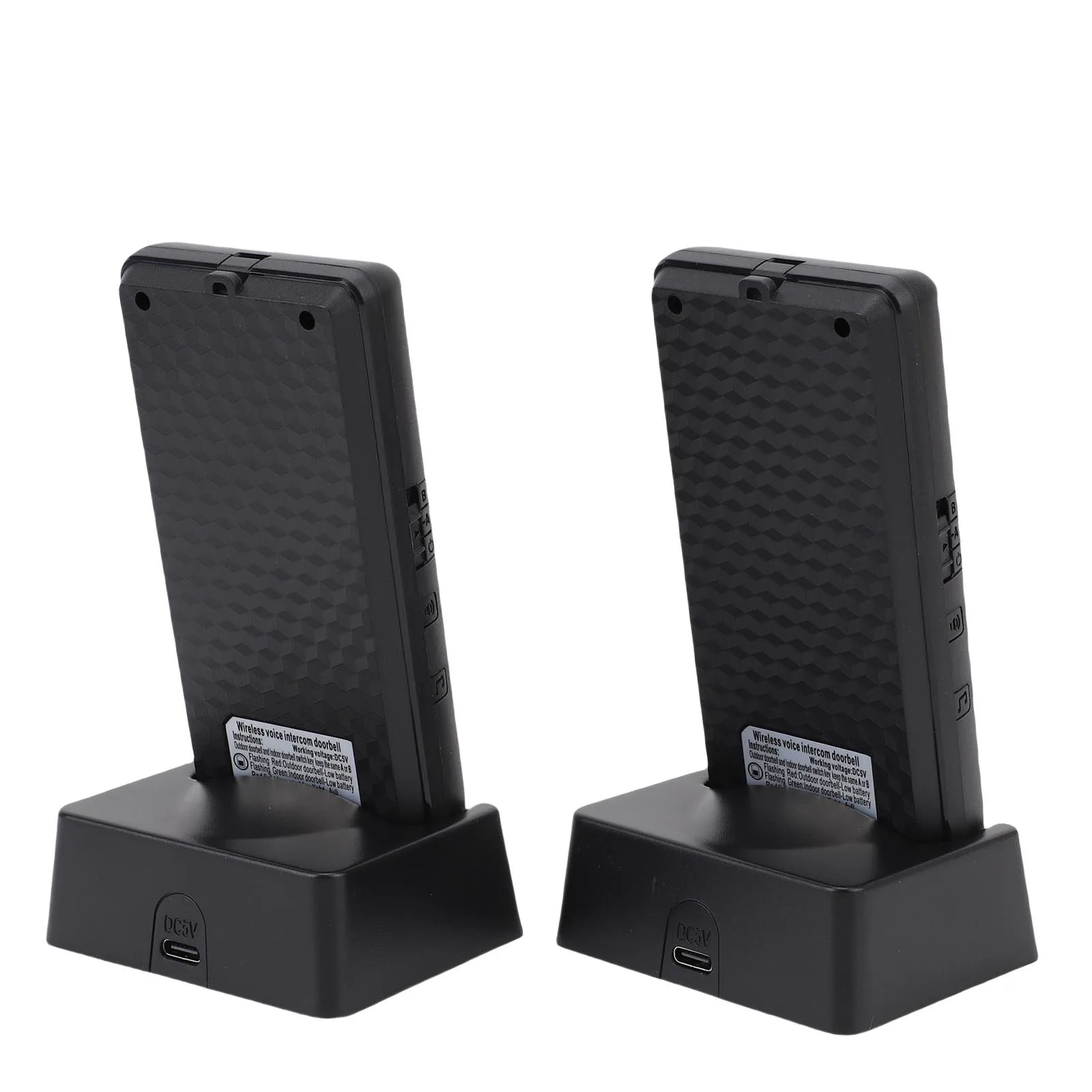 Citofono wireless a 2 vie IP54 Antipioggia Funzionamento con un clic Volume regolabile Sistema citofonico vocale a lungo raggio per interni domestici