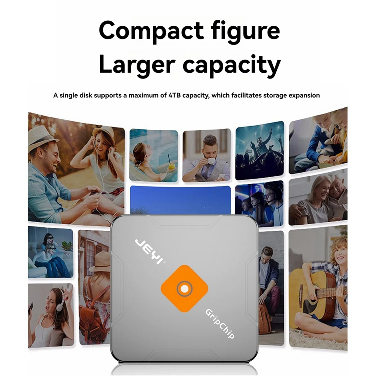 New JEYI Magnetic M.2 2230 SSD Enclosure with Magsafe for IPhone 16/15 ProRes Support, 8K/4K HD Screen Sharing, USB 10Gbps