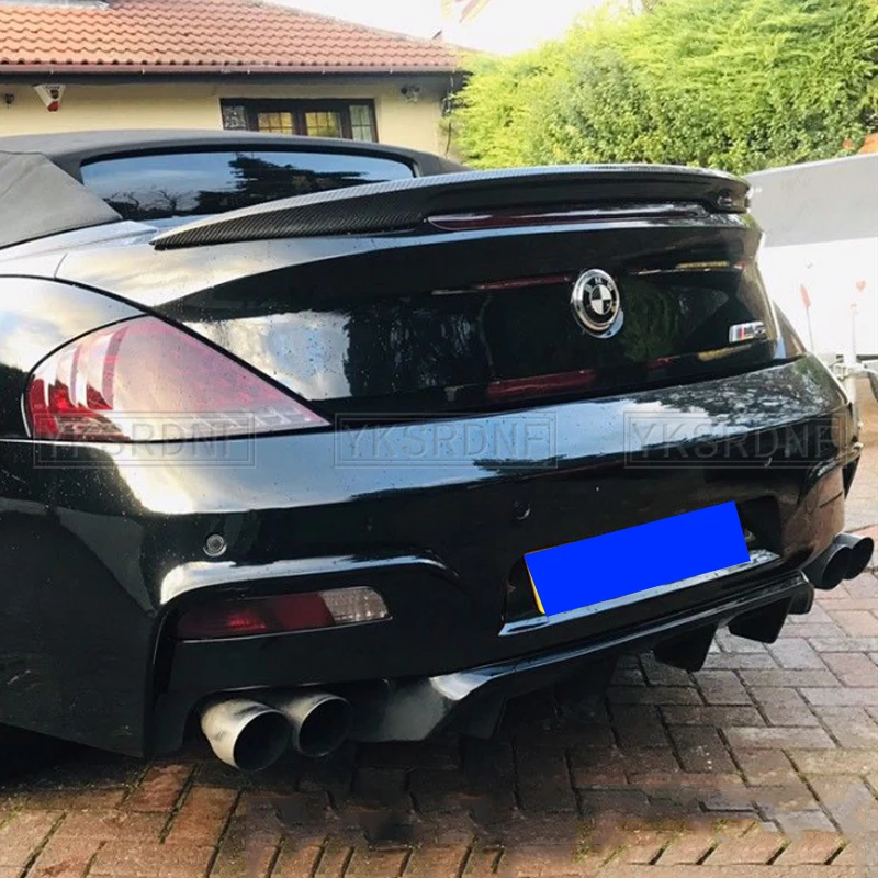 Spoiler Voor Bmw 6 Series E63 E64 2004 2005 2006 2007 2008 2009 Koolstofvezel Materiaal Achtervleugel Auto Styling