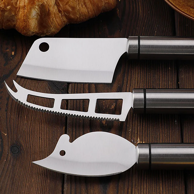 Cheese Cutter Stainless Steel Cheese Knives Butter Spreading Knife for Charcuterie Cheese Slicerand Butter Cutter