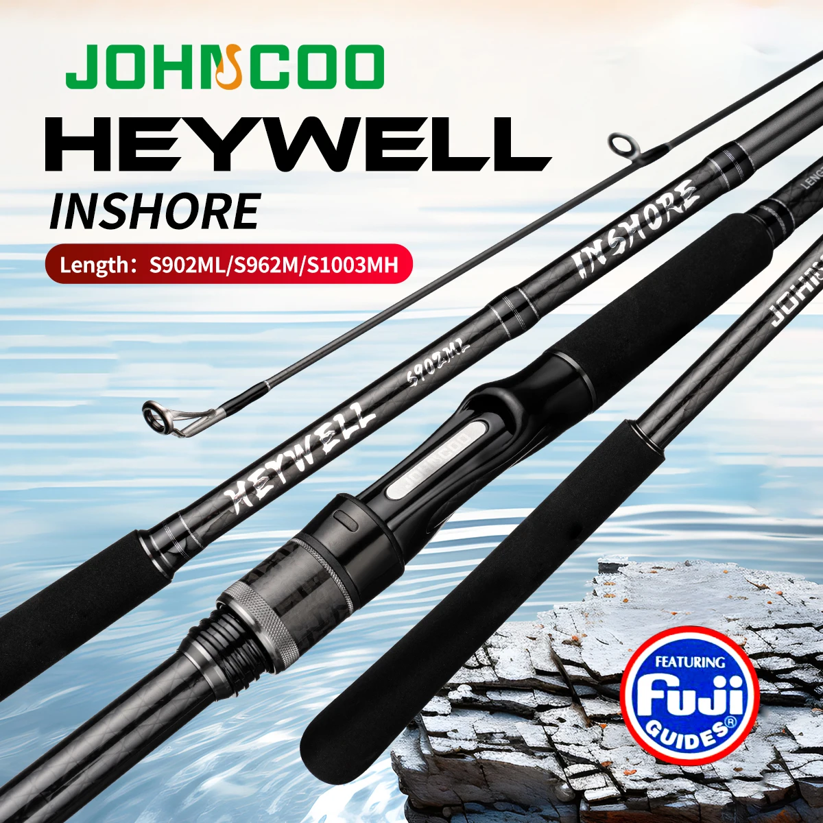 fundicao longa vara de pesca costeira jigging rod para seabass spinning rod para pike boa qualidade 27m 30m 01