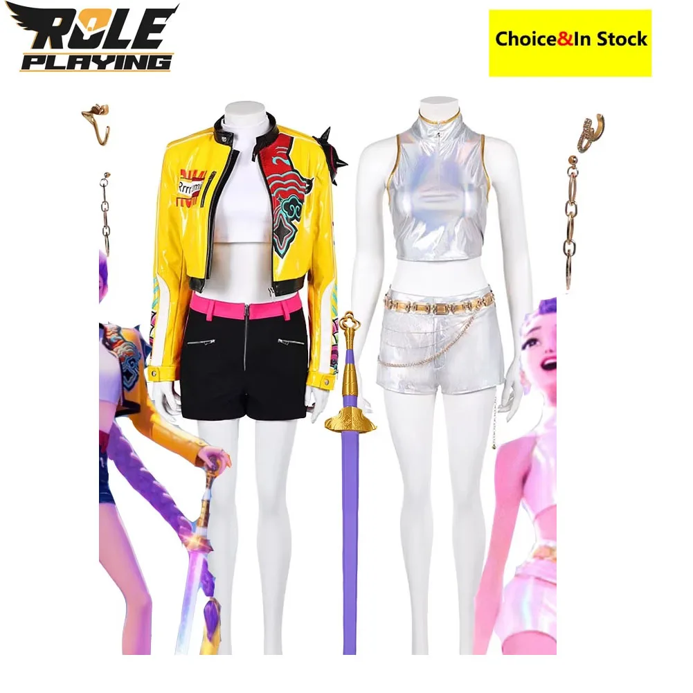 Lumi KPOP DeVIL Hunter Cosplay déguisement pour femmes filles groupe scène  Roleplay uniforme vêtements Halloween carnaval Costume / Costumes de cosplay, image size:1001x1001