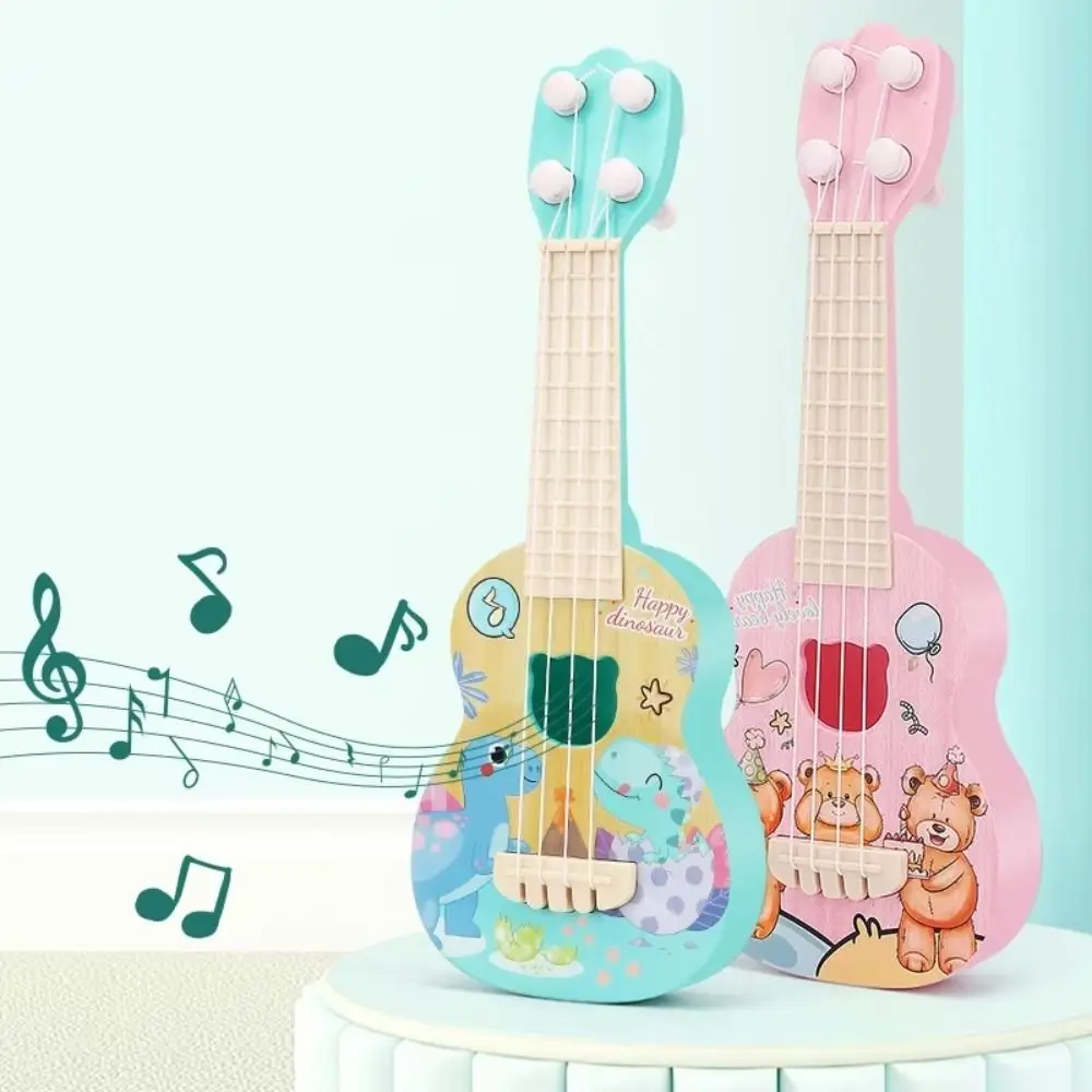 Kids Ukulele Musical Toys Children Beginners Cartoon Mini Guitar Instrument for Toddlers Party Cute Toddler Guitar