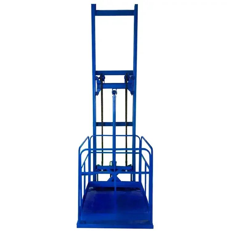 

China supplier lifting travel 2.5m goods lift platform elevator 1.5 tons factory freight elevator for sale