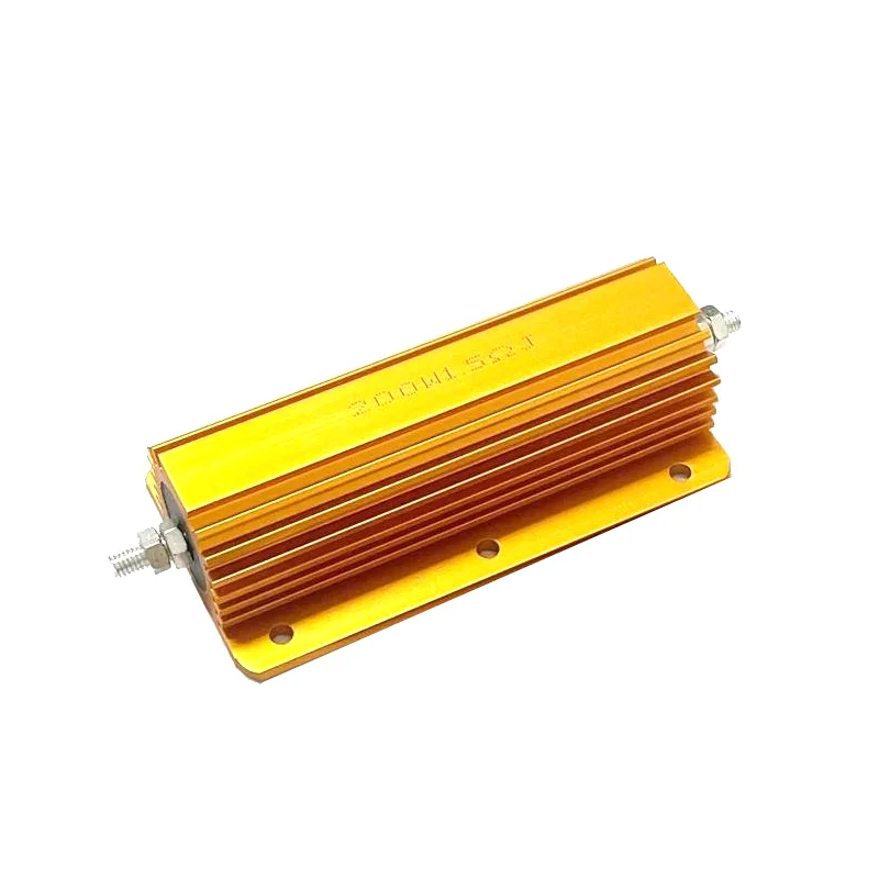 1 adet RX24 200W alüminyum güç Metal Shell kılıf Wirewound direnç 0.01 0.05 0.4 0.8 1 2.2 2.5 4 5 8 9 10 22 47 51 85 4K 22K Ohm