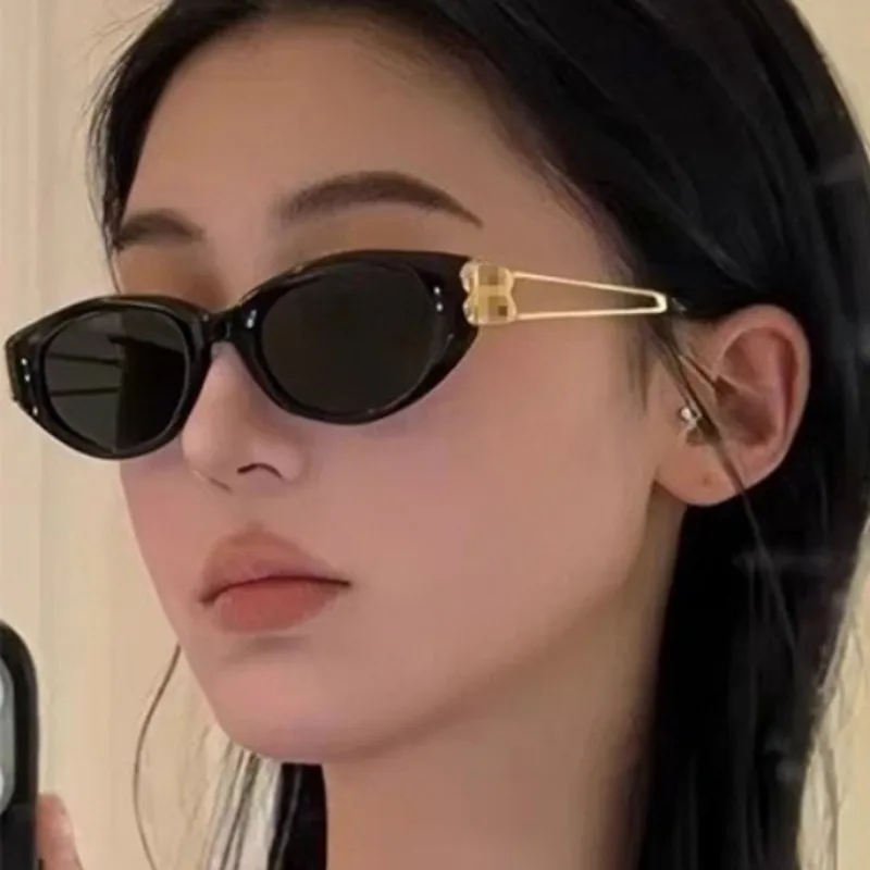 1pcs Old Money Cat-Eye Sunglasses, UV Protection, Wholesale Direct from Factory.