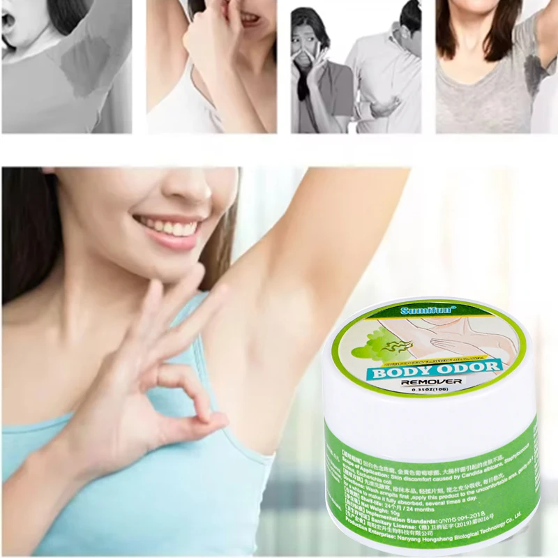 Deep Penetration Underarm Deodorant Cream Natural Herbs Remove Odors Gel Refreshing Body Durable Dry Non-Tacky Antiperspirant