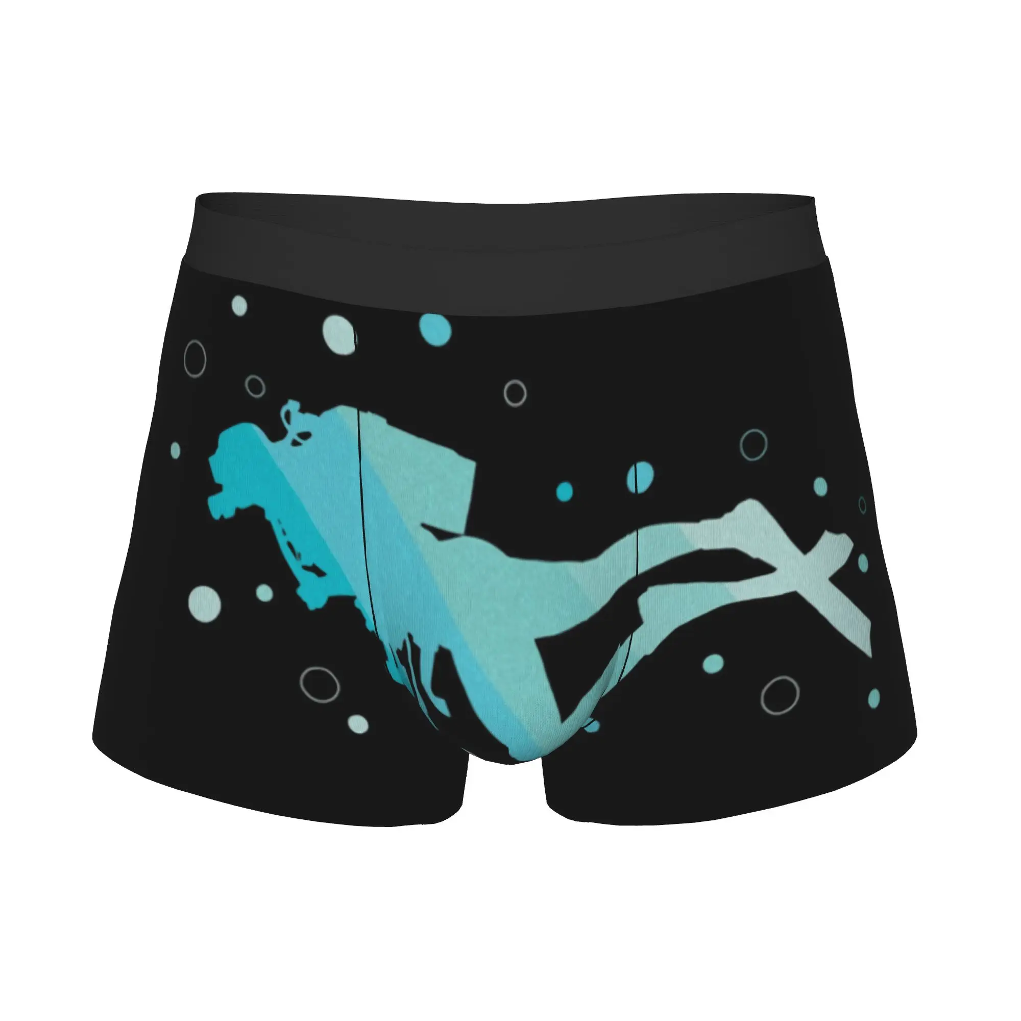 Male Novelty Diver Underwear Scuba Diving Boxer Briefs Soft Shorts Panties Underpants