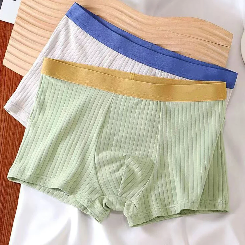 Fashion Casual Sports Breathable U Pouch Boxers Shorts Plus Size Four Corners Panties Boxer Underwear Man