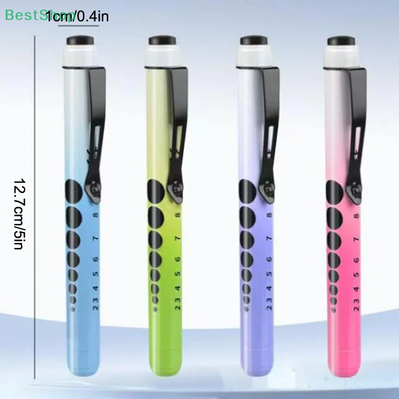 ♥ Linterna médica para oftalmología y ENT, linterna portátil con clip para comprobar la mañana