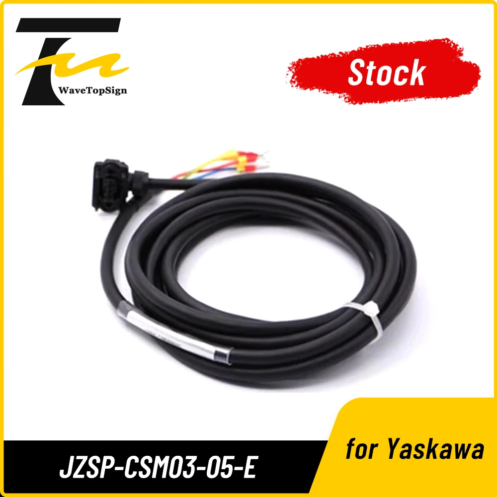 WaveTopSign Servo Power Cable JZSP-CSM03-03-E JZSP-CSM03-05-E JZSP-CSM03-10-E for Yaskawa SGMJV