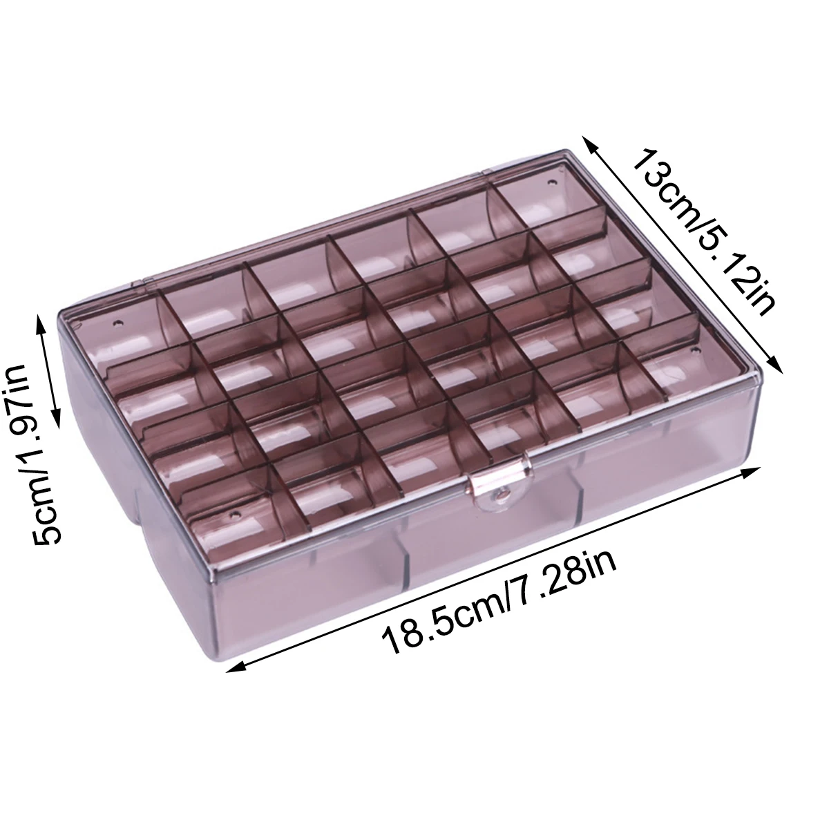 Transparent Jewelry Storage Box Multi layer Large Capacity Ring Earnail Necklace Jewelry Box Transparent