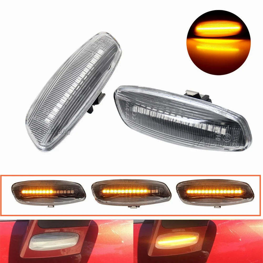 Turn Repeater Led light Mirror For Citroen C4 Picasso C3 C5 DS4 Peugeot 308 207 3008 5008 Citroen Blinker Side Marker Lamp