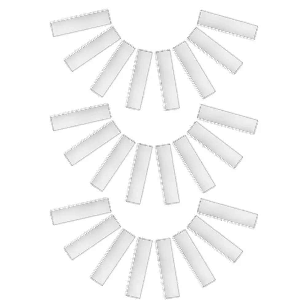 

100 шт. самоклеящихся кармашков для индексных карточек, прозрачные пластиковые держатели для этикеток, для организации офисных файлов, хранения в ящиках, на полках