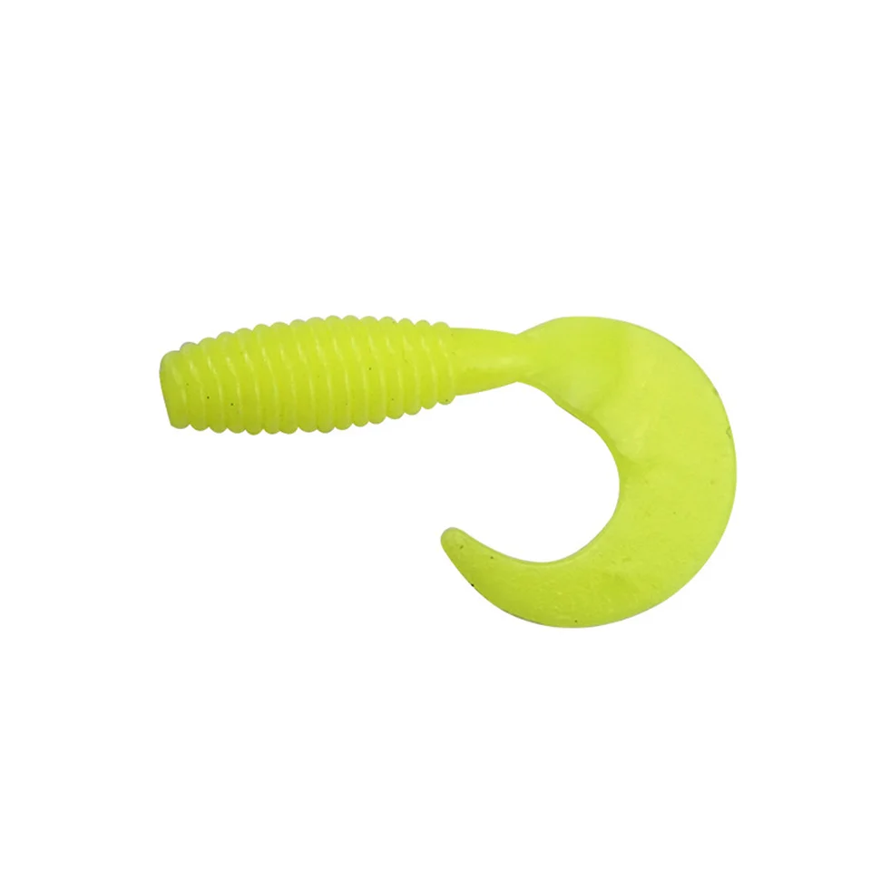 MUKUN-NEW 2024 Kleine Grub Köder 30 stücke 28mm 35mm 50mm Silikon Einzigen Schwanz Pesca Künstliche angeln Lockt Weichen Köder – Detail 13