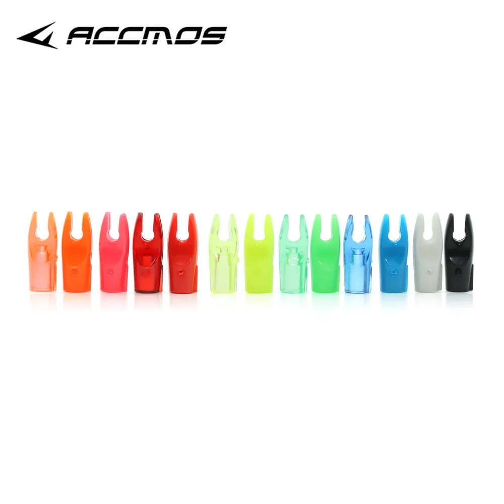 36 buah anak panah Nock + aluminium Arrow Nock Pin untuk ID 4.2mm 6.2mm Arrow Nocks Arrow Aksesori DIY