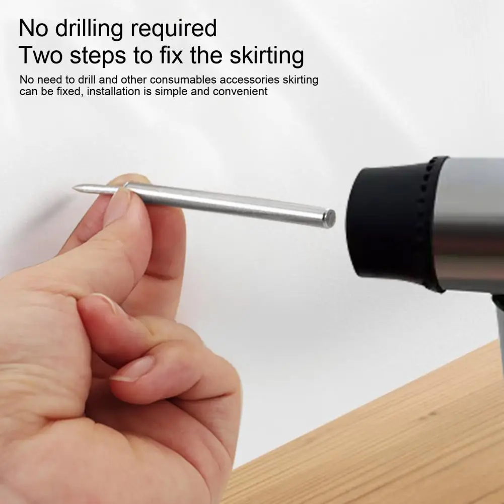 برغي أمان اللوح 100 قطعة مسمار خيط التفاف مزدوج الرأس مع أداة كم لأمن اللوح الخشبي الصلب للمزدوج #5