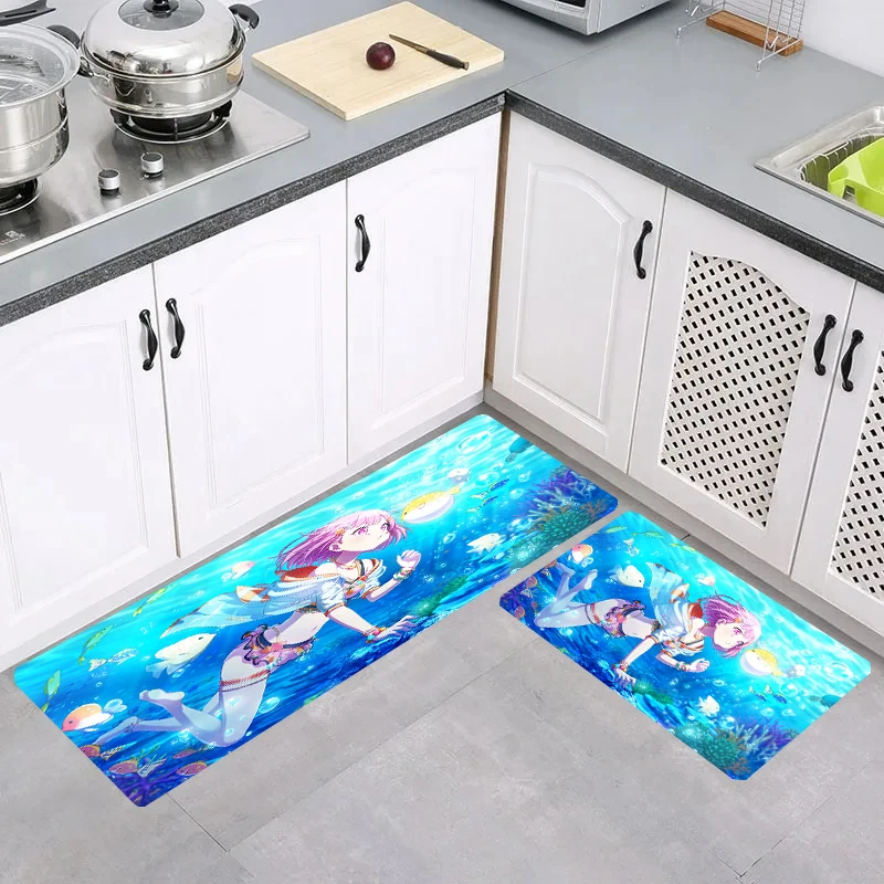 

Game PJSK Room Rugs Doormat Entrance Door Carpets Kitchen Carpet Foot Mat Home Balcony Rug Mats Bathroom Bath House Floor Living