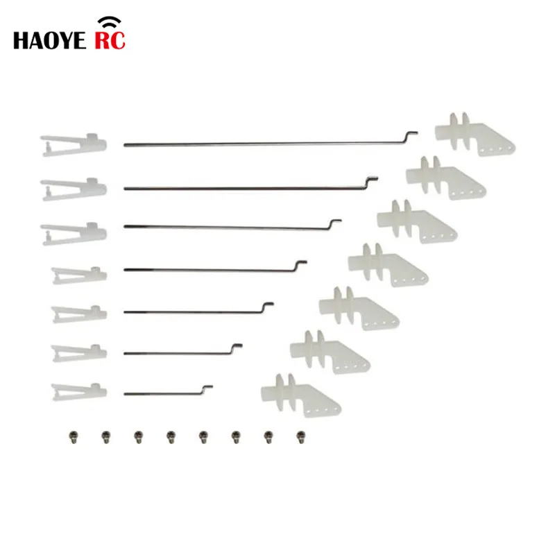 5 set Dia 1mm Z testa vergella forcella corno viti assemblaggio sterzo tirante con viti a forcella per RC parte di ricambio fai da te