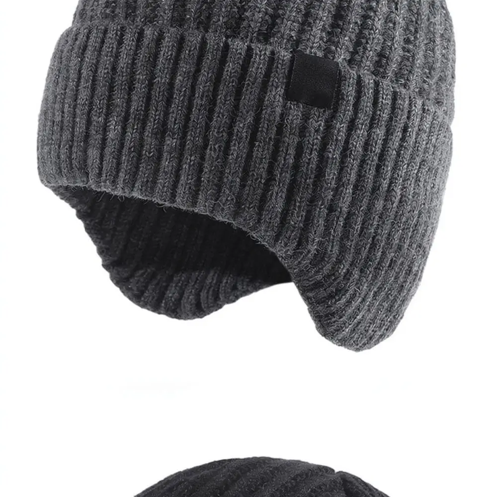 Premium Knitted Winter Set Warm Beanie Hat Neck Scarf And Touch Screen Gloves Thick Windproof Gear For Outdoor Commuting