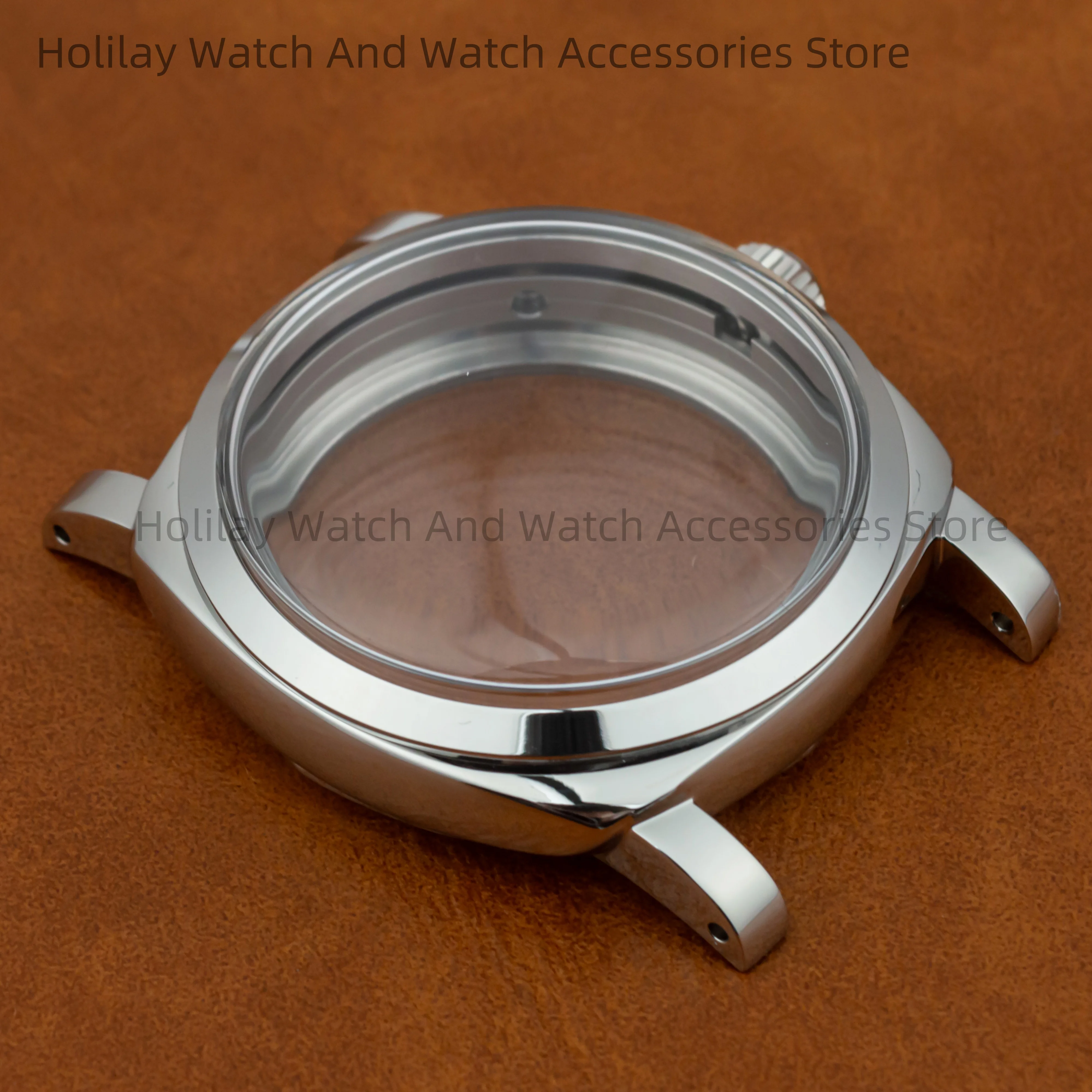 Roestvrijstalen retro kast voor PAM Vintage kast 47 mm horlogekast geschikt voor 6152 ETA6497/6498/ST3600 beweging 10ATM waterdichte behuizing