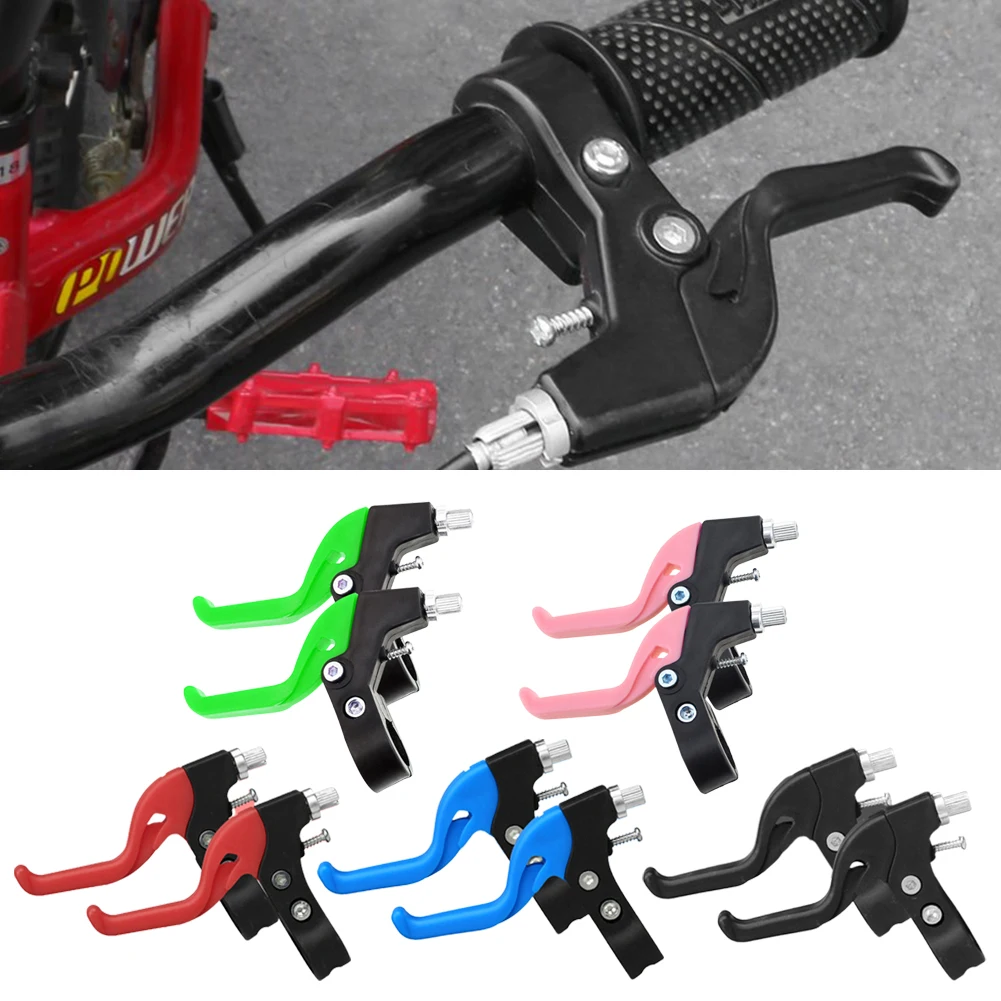 

Child-Friendly Bike Handbrake Set Pair Of Plastic Brake Levers For Kids' Bicycles 2.2cm Bar Diameter Bike Maintenance Accessory