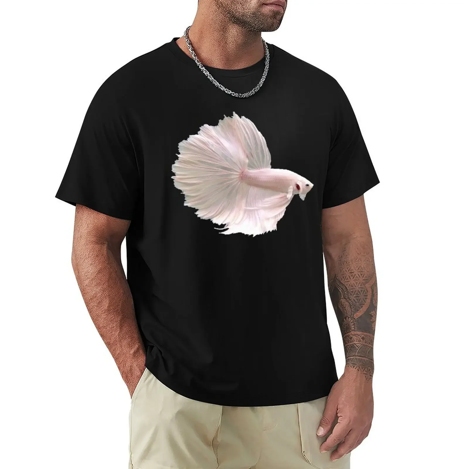 

Betta Pale T-Shirt plus size clothes graphic t shirt vintage korean fashion quick-drying men t shirt