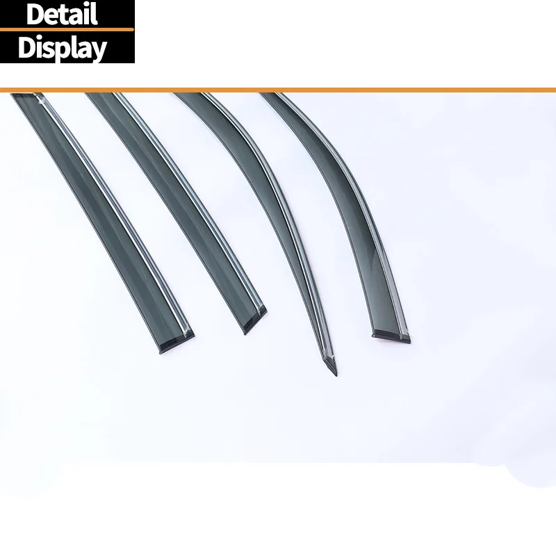 Suitable for Geely Xingyue L 2021+ Window visors Wind & Rain Deflectors No-Drill Design
