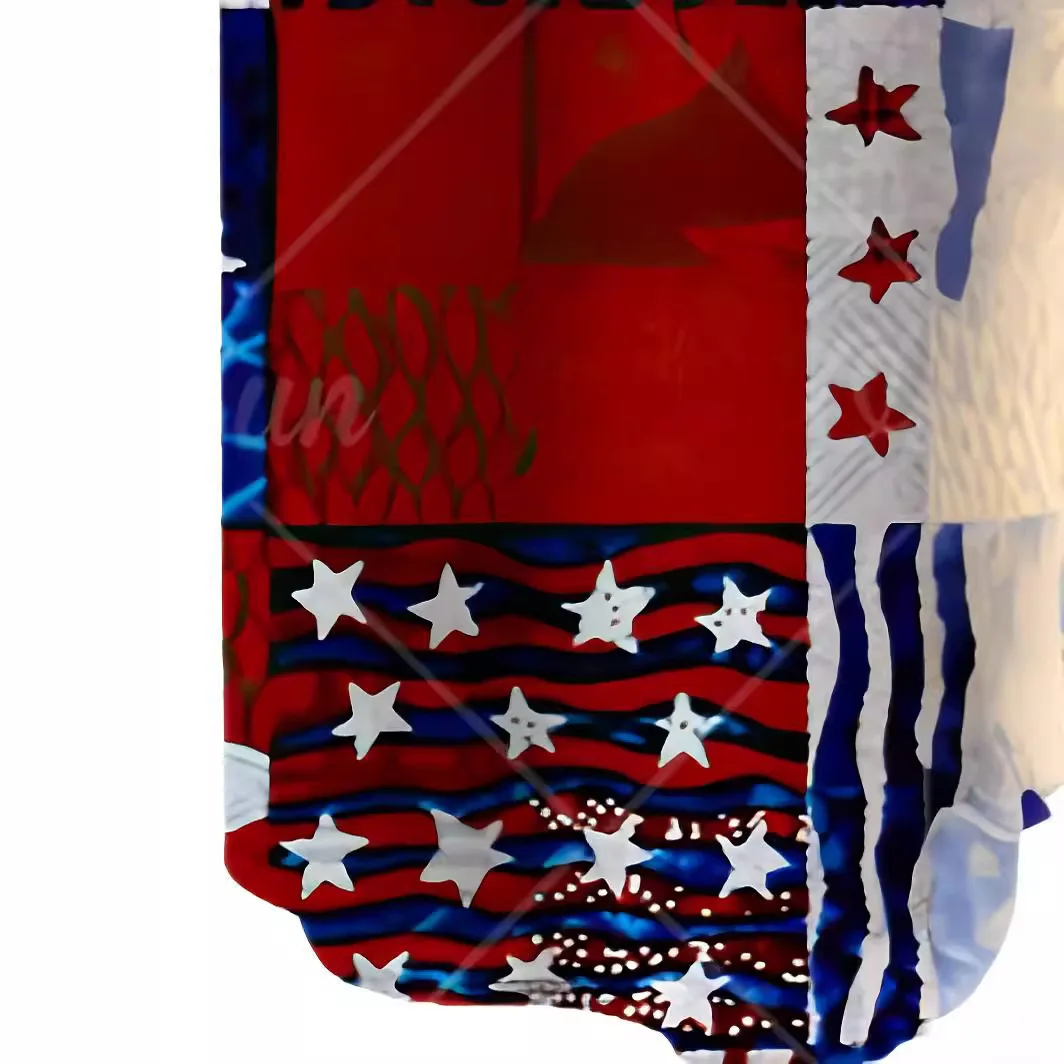 Summer Men's New Short Sleeved Shirt 3D Digital Printed Beach Casual Men's Top