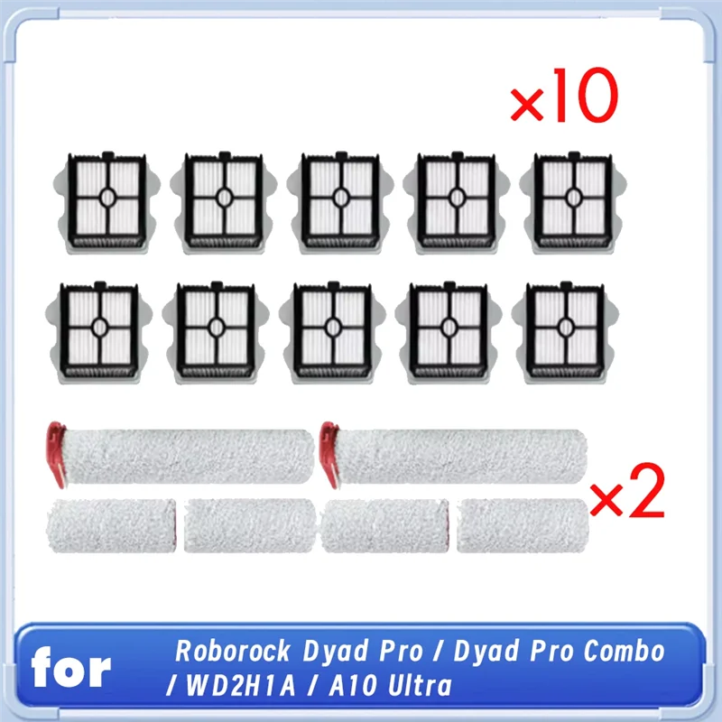 

【A26P】Аксессуары для робота-пылесоса Roborock Dyad Pro / Dyad Pro Combo / WD2H1A / A10 Ultra: основная щетка и фильтры
