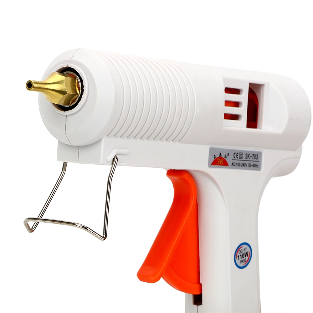 Heating Up 100℃-220℃ Muzzle Diameter 11mm Hot Melt Glue Gun Craft Repair Tool Temperature Adjustable Constant Temperature 110W