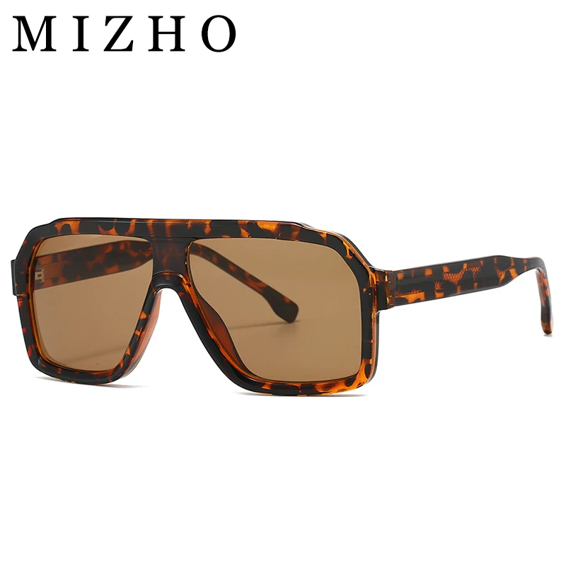 

MIZHO 2025 Fashion Celebrity Retro Sunglasses Men Pilot Vintage Trendy High Quality UV Protection Big Shades Classic Glasses Men