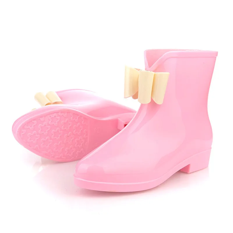 Bottes d'Eau Imperméables en Caoutchouc pour Femme, Chaussures de Rinçage Confortables, de Travail, de Jardin, 2023