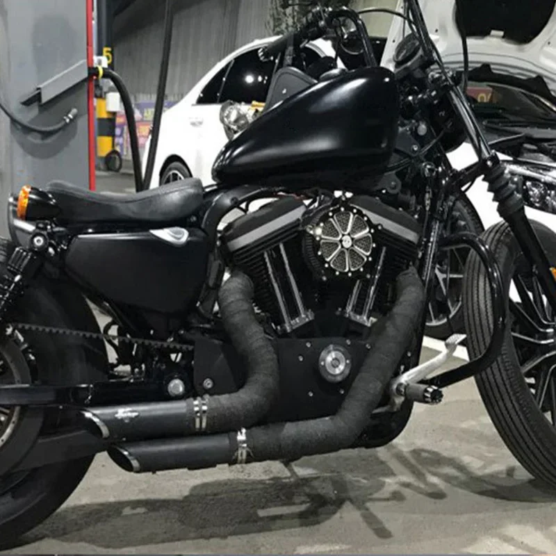 عالية الجودة دراجة نارية العادم الحرارة التفاف ارتفاع درجة الحرارة العزل الشريط الخمار درع 2.5 سنتيمتر x 5 متر العلاقات الصلب