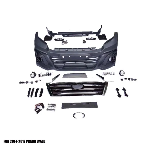 

Car Accessories WALD Body Kit Bumper for Prado 2014 2015 2016 2017 Year. Plastic Material Perfect Fitment