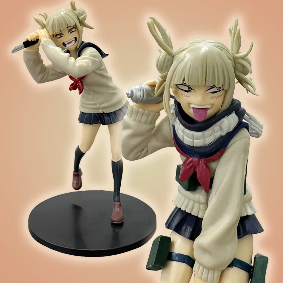 ฟิกเกอร์ตัวละครอนิเมะมายฮีโร่อะคาเดเมีย ฮิมิโกะ โทก้า ขนาด 17 ซม. ชุดน่ารัก รุ่นต่อสู้ ของตกแต่งโต๊ะทำงาน ของเล่นสะสม ของขวัญ