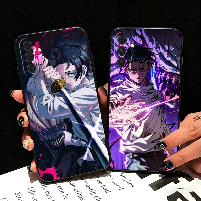 Anime Yuta Okkotsu JUJUSU Silicone Phone Case for Samsung A17 A16 A15 A14 A13 A57 A56 A55 A54 A53 A37 A36 A35 A34 A33 A27 A26 A2