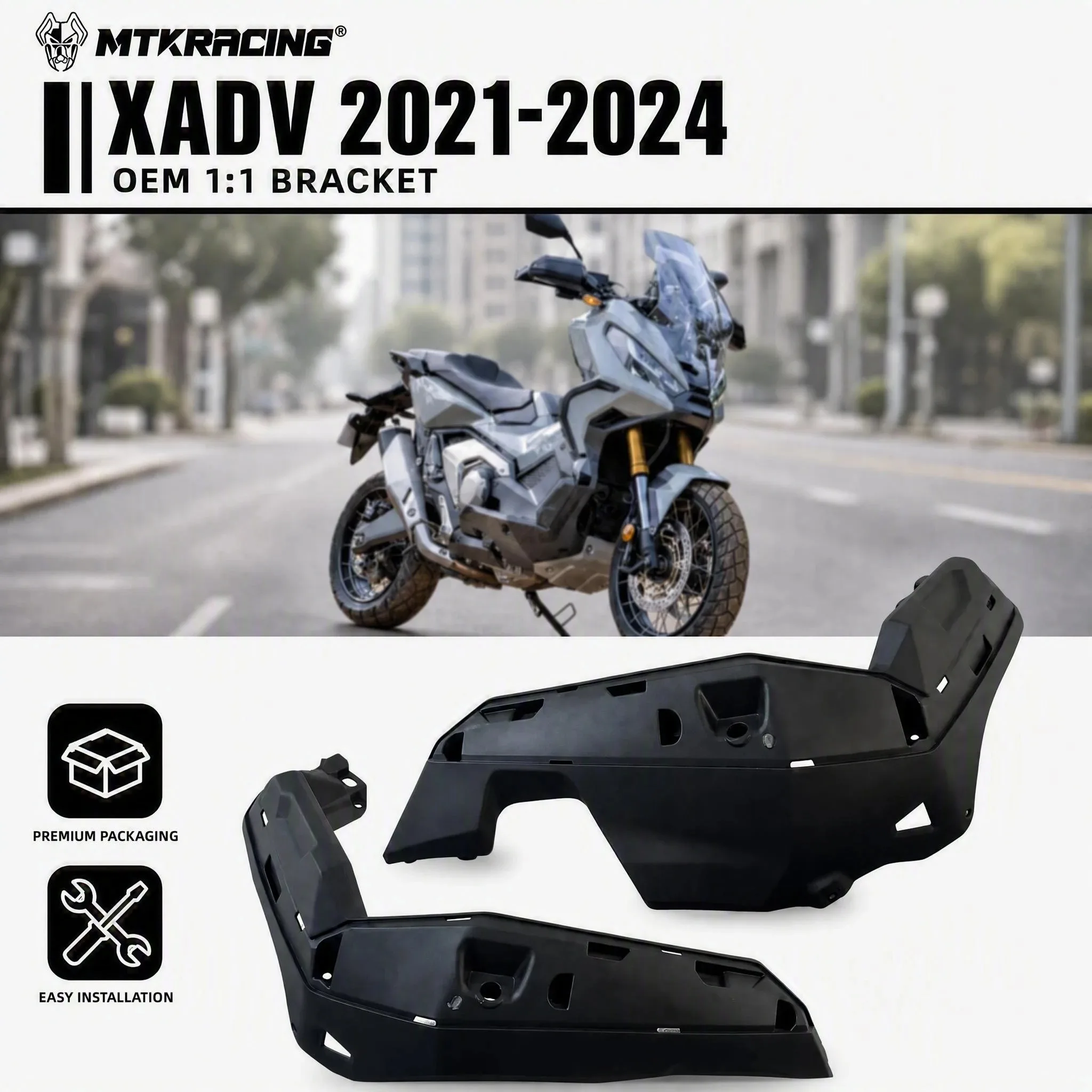 Motorcycle For Honda X-ADV 2021-2024 XADV750 Part Moto Foot Pedal Bottom Driver Side Cover Panel Frame Fairing Under Cowl