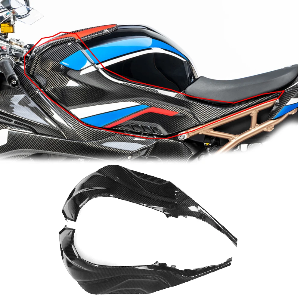 

For S1000RR 2019 2020 S1000R 2021+ M1000RR Carbon Fiber Motorcycle Modified Tank Side Panel Side Fairing Tank Panels