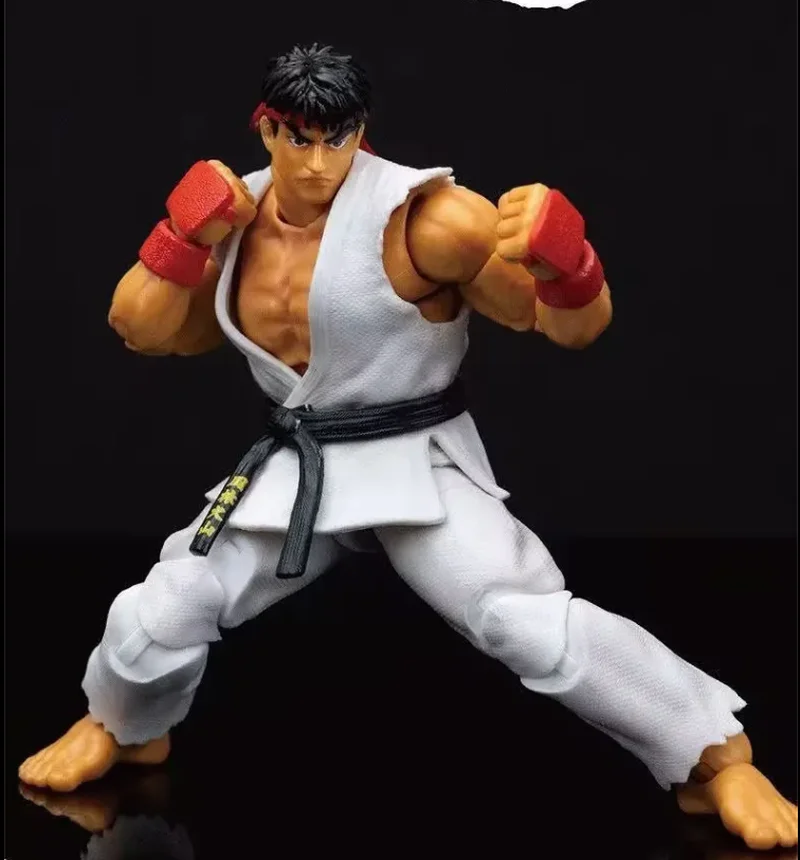 Street Fighter Ryu Action Figure Movable Collectible Model Desktop Decoration Hobby Display For Adult Game Fans