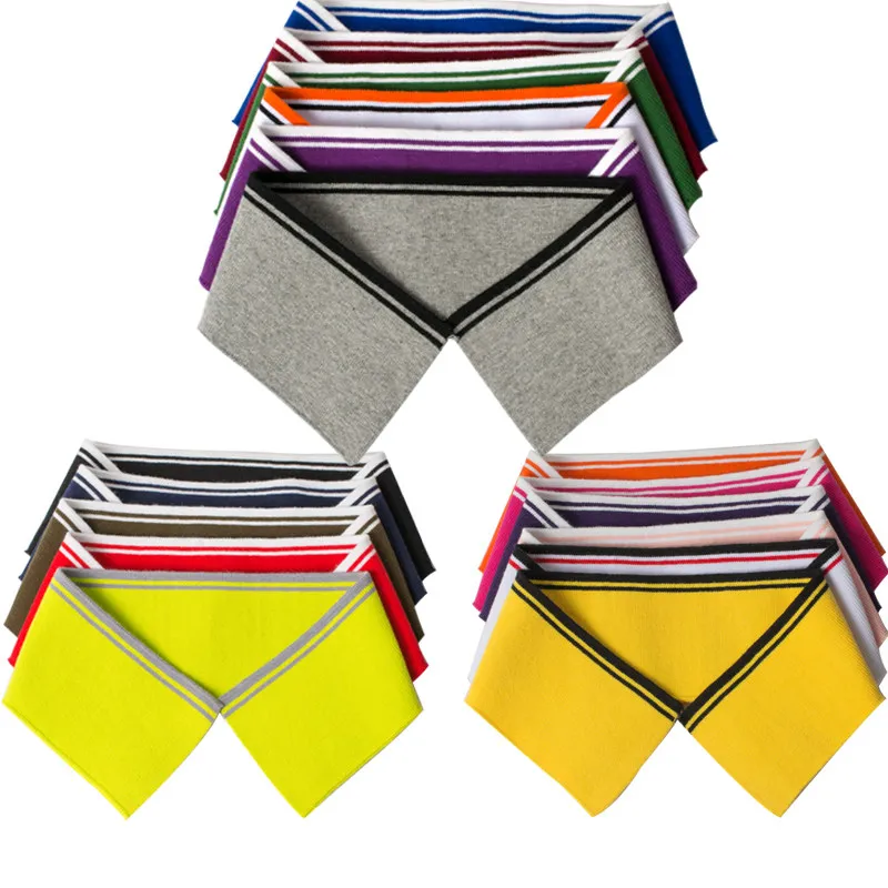 

Summer thin stretch cotton knitted threaded t-shirt collar fabric ribbed cuffs neckline fabric horizontal collar accessories