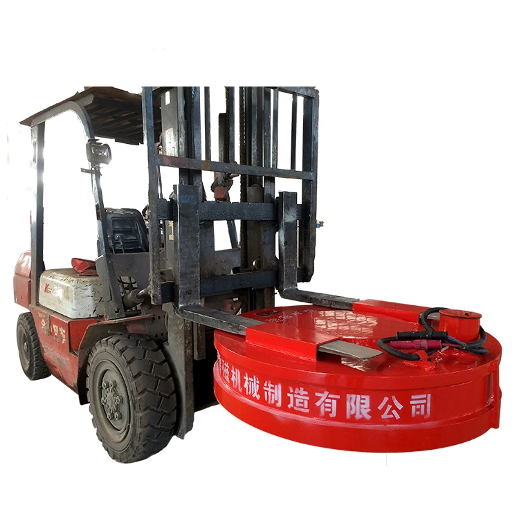 Magneti elettromagnetici per sollevamento carico Sollevamento potente elettromagnete di sollevamento per carrello elevatore