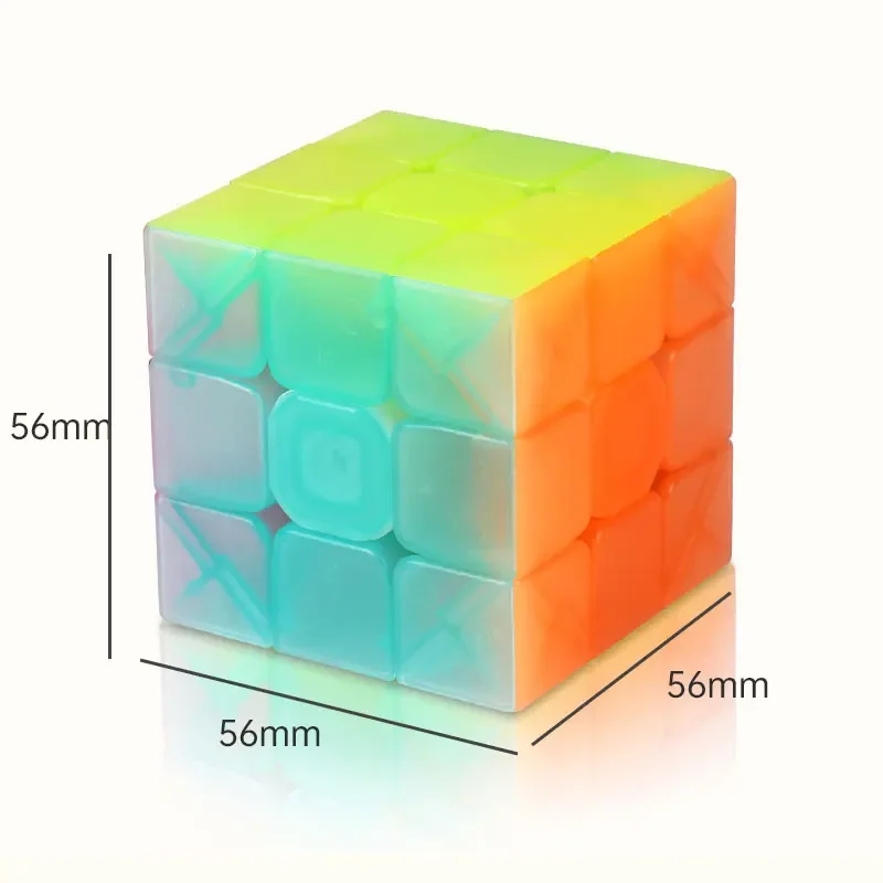 Cube Puzzle Professional 2x2 3x3  Smooth Magic Cubes Stickerless Puzzles Speed Cube Gift Children Early Education Toys