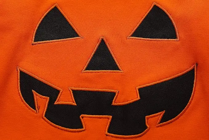 Little Hand Toddler Boys Girls Halloween Sleepwear Pumpkin Print Graphic Long Sleeve Top+Pants Casual Cotton 2pcs Pjs Sets 2-7T