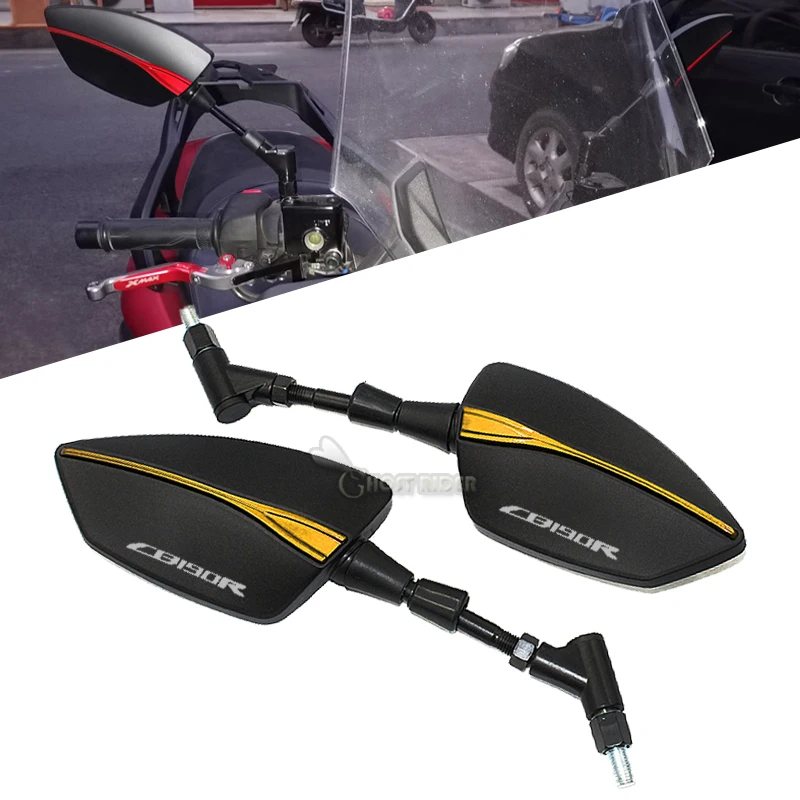 Motorcycle Accessories For Honda CB190R CB 190R CB190 R For Honda CB190R CB 190R CB190 R Left Right Rear Rearview Mirrors