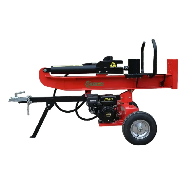 China Factory 35ton Kinetic Log Splitter Mobile Wood Log Processor Firewood Log Splitter