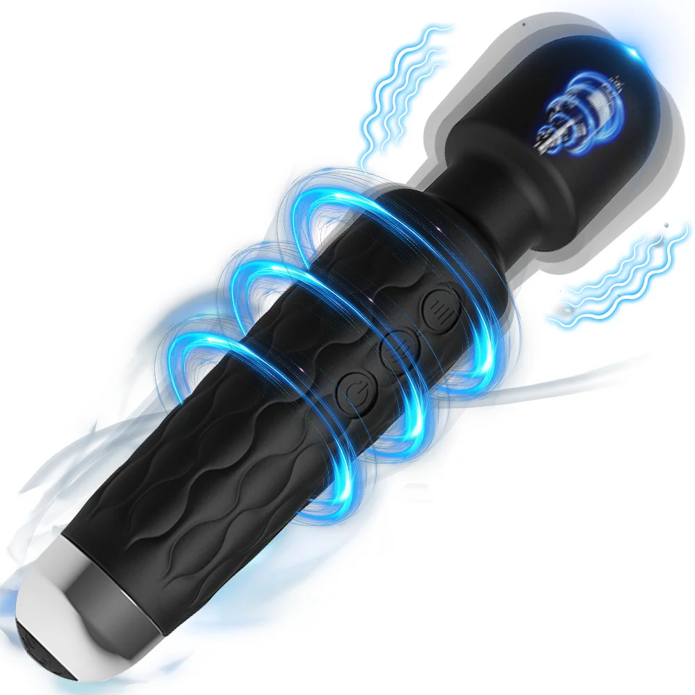 20 modos de vibración 270 ° Masajeador impermeable silencioso para doblar la cabeza, estimulador de vibración del punto G del clítoris y pezón para juguetes sexuales para adultos