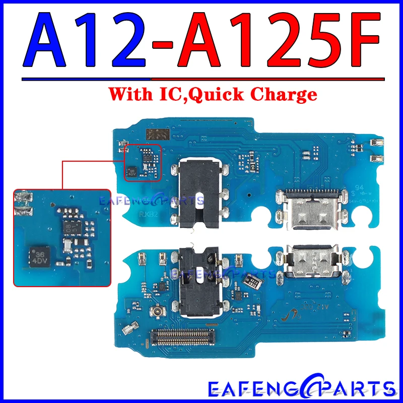 Usb Dock Charger Port for Samsung Galaxy A02S A12 Nacho A22 A32 A42 A52 A52S A72 K1 K2 Version 4G 5G Charging Board Module